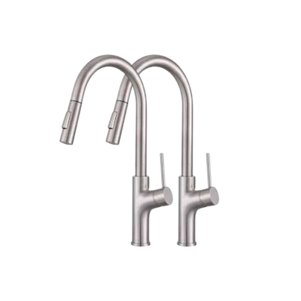Hindware Kitchen Sink Mixer Tap with Pull Down Sprayer Single Handle High Arc Pull Ou